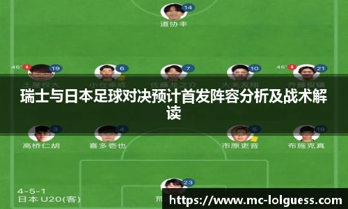 瑞士与日本足球对决预计首发阵容分析及战术解读